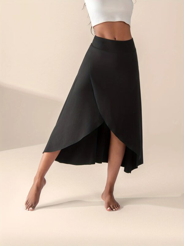 Asymmetric Midi Skirt